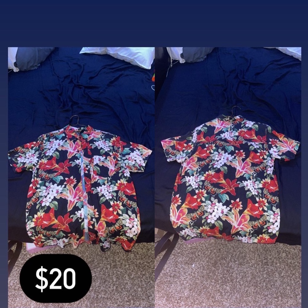 Floral Button Down shirt
